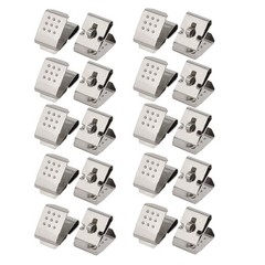 20 x Silver Tone Metal AA/14500 Battery Positive Negative Shrapnel Contact