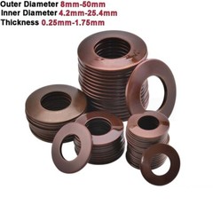 Spring Conical Washer Disc Springs Flat Washer 60Si2Mn Outer Dia 50mm Full Sizes