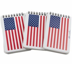 Rite in the Rain Top Spiral Notebook 3″ x 5″ American Flag All Weather 3 Pack