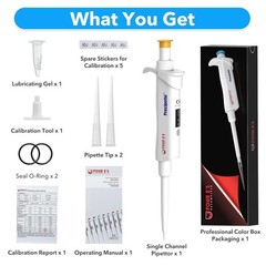 0.1ul-10ml Single Channel Pipettor Adjustable Micropipette Lab High Precision