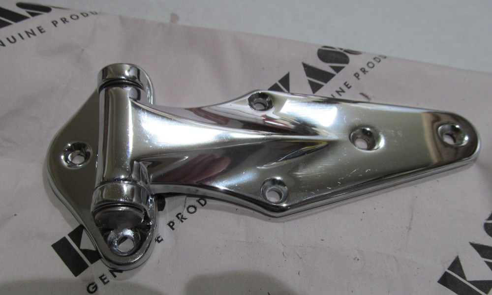NEW KASON 1070 11070000004 FLUSH/ SURFACE MOUNT REVERSIBLE CHROME PLATED HINGE