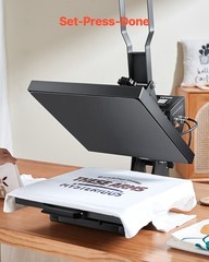 VEVOR Heat Press Machine 15 x 15 inch Sublimation Printer Transfer for DIY