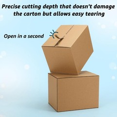 8x6x6 inches Self-Sealing Shipping Boxes, Corrugated Cardboard with Easy Open…