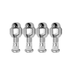Chrome Wheel Lug Stud Nut Set For Hyundai Sonata Kia Optima Soul 8PC M12x1.5