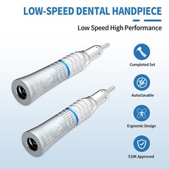 eLabPal Dental Slow Low Speed Straight Handpiece Nose Cone E-type Fit NSK Style