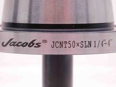 NEW NMTB50 JACOBS 1/4 ID SOLID END MILL TOOL HOLDER .25 JCNT50XSLN1/4″-4″