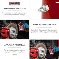 A1000R 1 Quart Enameled Steel Sprayer Red