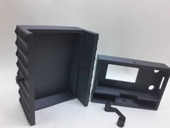 Meshtastic Heltec V3 node case only Holds 2000mah battery 3D printed BLACK