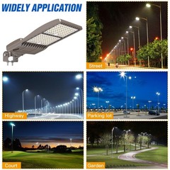 320W 48000LM Outdoor LED Shoebox Parking Lot Light Commercial Street Area Lights