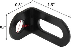 Versatile 15pcs Adjustable L Brackets – Rust-Resistant Corner Support, 1.2″ Size