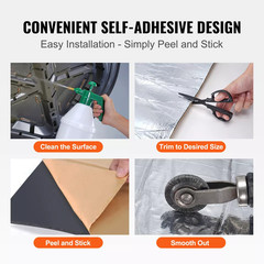 For Inner wall of ventilation duct Sound Deadener shock absorption Mat 19sqft