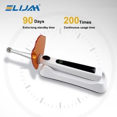 Dental Cordless 1S LED Light Cure Lamp Metal Head LED Curing Light 360° 4 Modes