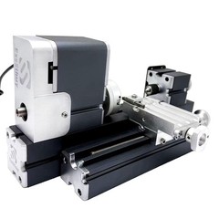 Mini Metal Lathe Machine, 36W 20000 RPM, Benchtop Lathe for Woodworking DIY,Craf