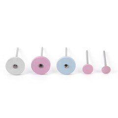 35Pcs Dental Lab Diamond Burs Polishing Kit HP 2.35mm Use for Ceramics Porcelain