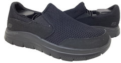 Skechers Men’s Work RF Mcallen Slip On Slip Resistant Shoes Blk Size:10 156RT