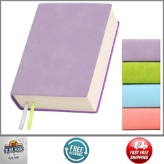 Thick Blank Journal 720 Pages 3.9×5.5 Soft Leather Pocket Notebook Purple Blank