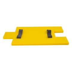 3PCS Manual Yellow Concrete Stamping Molds Stackable Concrete Stone Texture Mats