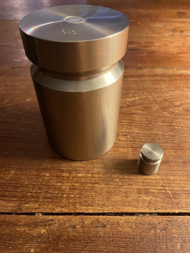 Troemner Calibrated Weight Set – 5 Pound and 1 Ounce Weights in Case