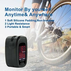 Blood Oxygen Sensor,SPo2 Pulse Oximeter with Carrying Case,rope,FDA,CE US ship