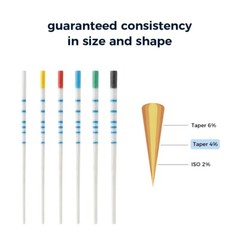 Dental Gutta Percha Points with Scale Obturating Tips Bar/Absorbent Paper Point