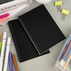 Blank Spiral Notebook, 2Pack, Soft Cover, Sketch book, 100 Pages / 50 Sheets,…