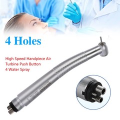 SANDENT Dental High Speed Handpiece 4 Hole NSK Pana MAX Quattro Water Spray Push