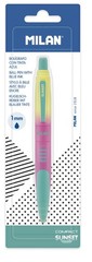 MILAN Blister Pack 1 Compact Sunset Pen 1 Count (Pack of 1), turquoise