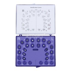 Dental Ortho Locking plate Self-Ligating Bracket Brace Roth/MBT .022 Hooks 3 4 5