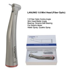 Dental LED 1:1 1:5 Contra Angle Straight Electric Handpiece 45° Surgical NSK Ti