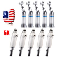 1-5 USA Dental Slow Low Speed Contra Angle Handpiece / 4Hole Air Motor YAD