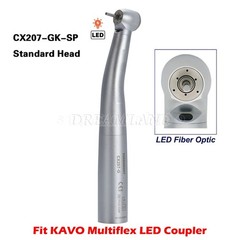 COXO Dental Fiber Optic Handpiece High Speed Turbine For Kavo NSK Sirona Coupler
