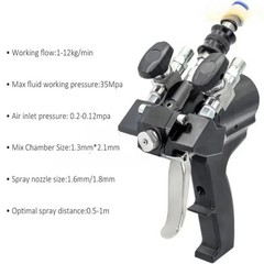 35Mpa with Accessories Combination PU P2 Polyurethane Foam Spray Gun