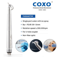 COXO Dental Surgical Handpiece 45 Degree High Speed 4 Hole LED Reverse Air NSK