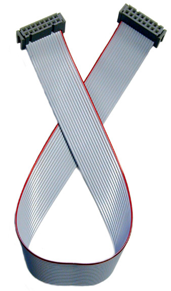 LOT of 10 16 Pin Ribbon IDC Female Data Signal Flat Cable LED Sign 15cm – 5.9″
