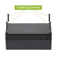 Black Plastic Project Enclosure DIY Electrical Junction Box Waterproof Dustproof