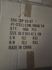 2,500 NEW CCELL 0.3mL Round Tip Clamshell Blister Packaging | Retail Display Pac