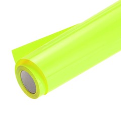 Heat Transfer Vinyl, Fluorescent Yellow Vinyl, 11.81 Inch x 8.2FT