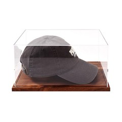 LITY Hat Display Case, No Assembly Required Clear Acrylic Baseball Cap Stand,…