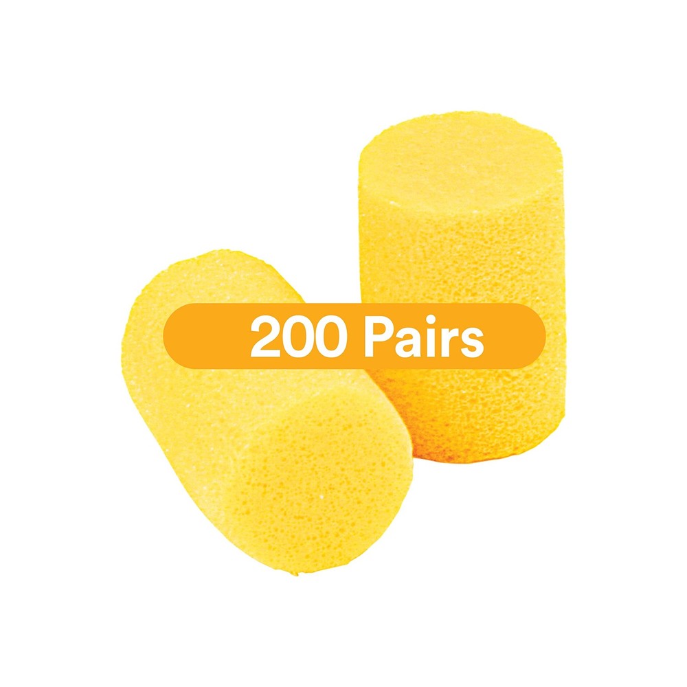 3M Ear Plugs, E-A-R Classic 312-1201, 200 Pairs of Disposable Earplugs, 1