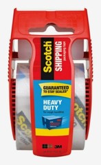 SCOTCH Packaging Tape Clear Super Strength Shipping DISPENSER 2″ W x 800″ L 142