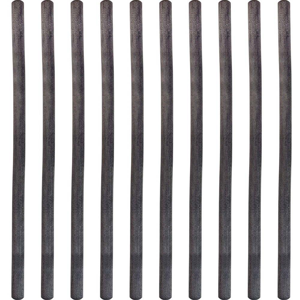 Friction Rod, Ebonite, 9.75mm x 300mm, Pack of 10