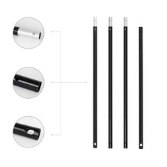 10ft/3M Background Folding Crossbar, Photography Lighting Muslin Backdrop Sup…