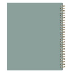 Blue Sky 7″x9″ 2026-2027 Hybrid Work Planner Solid Clary Sage Safety Wirebound