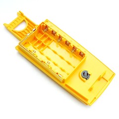 Fluke 287 289 Back Case Battery Compartment Cover Door Assembly w/ Contacts