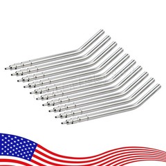50 Pcs Dental Metal Spray Nozzles Tips For 3 Way Air Water Triple Syringe USA