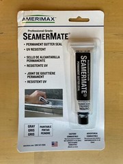 (2) Amerimax 85-127 SeamerMate Gutter Seal Professional Grade Permanent Gray, 1