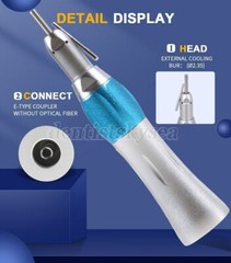 1:1 Surgical Handpiece Straight Nosecone External Spray Black Dental