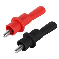 Insulated Alligator Clips for Multimeters – Rustproof 2-Piece Set with 10mm Grip