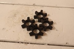 Lovejoy L-075 spider coupling insert open center