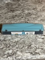 Pen + Gear Aqua Full Metal 12 Sheet Capacity Home Office 3 Hole Punch